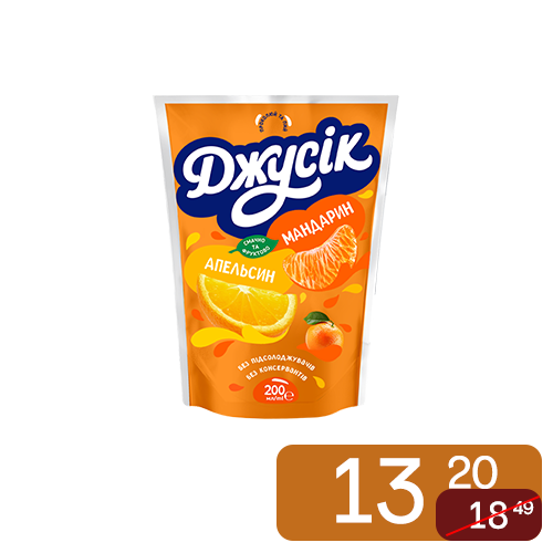 Напій Джусік Апельсин-Мандарин