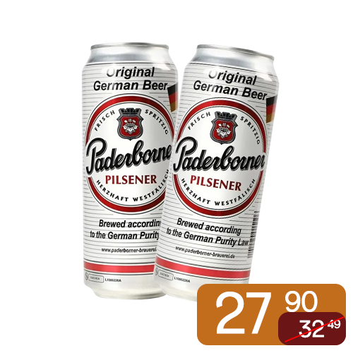 Пиво Paderborner Pilsener