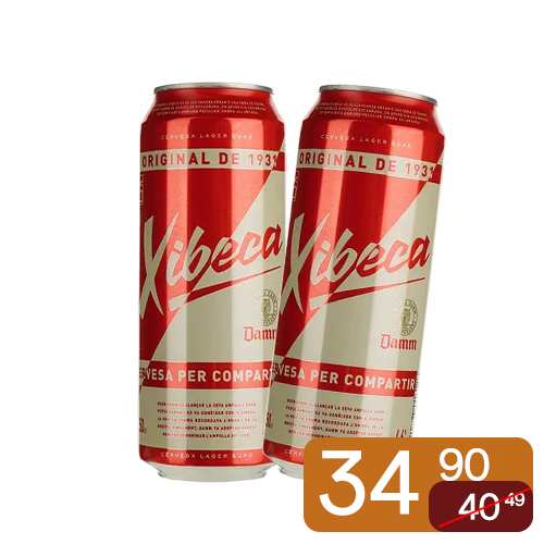 Пиво Xibeca Damm Cervesa Suau