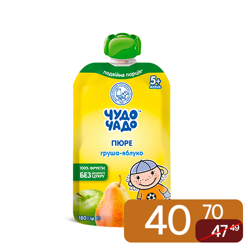 Пюре Чудо-Чадо Груша-яблуко