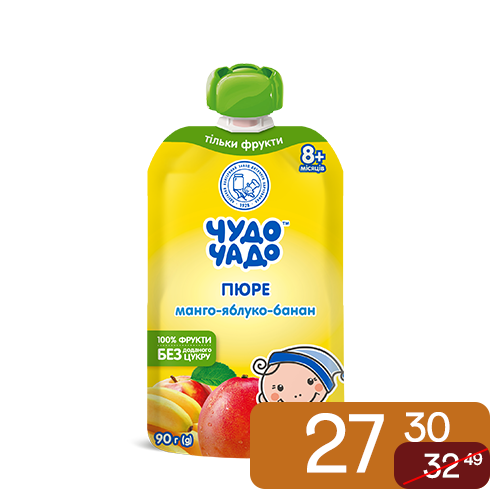 Пюре Чудо-Чадо Манго яблуко-банан