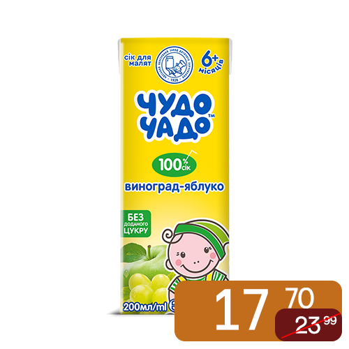 Сік Чудо-Чадо виноградно-яблучний