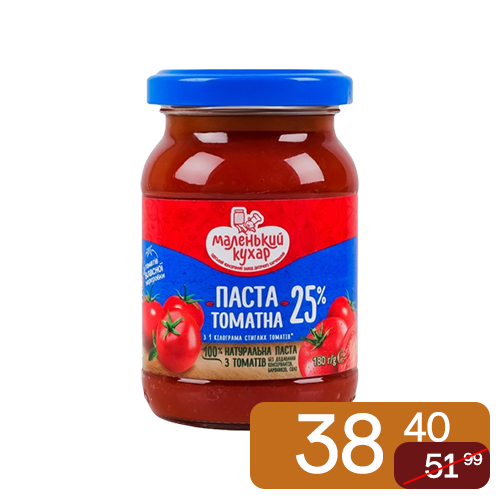 Томатна паста Маленький кухар