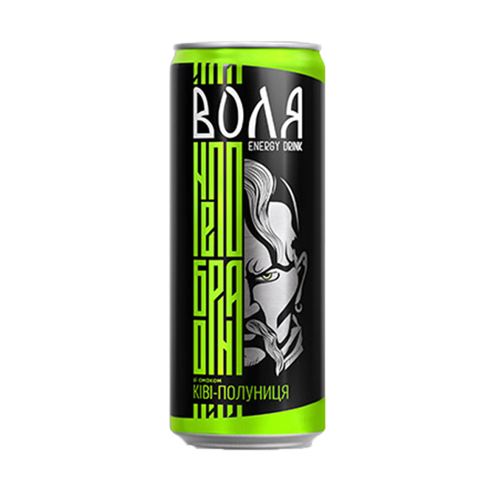 Напій енергетичний Моршинська Воля Ківі Полуниця ж/б 0,33л